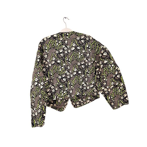 A.L.C. Emory Quilted Jacket Green Kick Multi Size S NEW - Picture 3 of 6